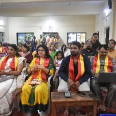 Our faculty, students, and their families gathered to celebrate Kannada Rajyotsava, the formation day of our state, with music and pride.