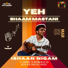 The official poster for my performance at Melange, the festival of K. J. Somaiya College. I was excited to bring my soulful voice to their event.