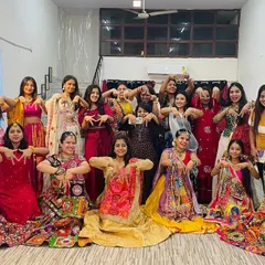 More fun from our Dandiya Night! We create a festive atmosphere in the studio where everyone feels comfortable to dance their heart out.