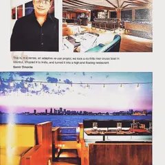 A published report detailing the adaptive re-use story of the Queensline Sea Yah. The feature explains how we took a no-frills river cruise boat from Istanbul and transformed it into a luxury dining destination.