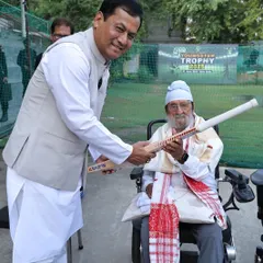 On Guru Purnima, Hon’ble Minister Shri Sarbananda Sonowal visited to seek blessings from his Guru, our founder Shri Gurcharan Singh Ji. This gesture highlights the deep bonds of respect and mentorship that define our academy.