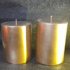 Timeless elegance in every flicker. Our golden pillar candles are crafted to bring warmth, luxury, and a soft glow to any corner of your home.