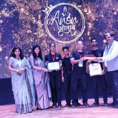 Team Kavach being recognized and honored at the ANON Utsav 2024. Success comes from consistent hard work, and I am proud of my team.