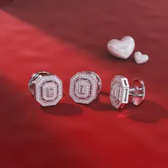 Ignite the spark this Valentine's Day. These octagonal diamond cufflinks from my 'Pieces of You' collection are as enduring as your love. Give a symbol of everlasting affection and create an unforgettable memory.