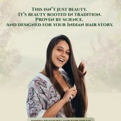 What I offer isn't just about beauty. It's beauty rooted in tradition, proven by science, and designed specifically for the story of your Indian hair.