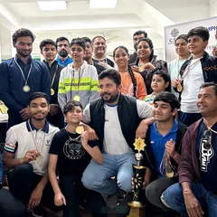 A group photo with all the medal winners from our academy's first internal championship. The sense of community and shared success is what makes our academy a family.