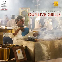 Another look at our live grills in action, bringing the sizzle to your event. We ensure the freshest, most flavourful grilled items are served hot and fresh to your guests.