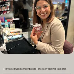 Part of my 8-year reflection series. I've worked with so many brands I once only admired from afar. This photo of me at a Dior event is a reminder of how far I've come.