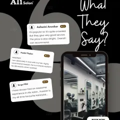 A collection of reviews from happy clients. They mention my good service, reasonable prices, and ability to deliver exactly what they want. This is what makes my salon a favorite.