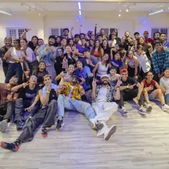 This is what it's all about. The full crew from our Collab Series 2.0, celebrating after a weekend of incredible energy, learning, and unforgettable dance moments.