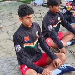 A warrior's mind must be as strong as their body. Here, our U16 players practice meditation at a monastery during a training camp. This focus on mental conditioning, breathing, and finding inner peace is a unique part of the Sudeva way.