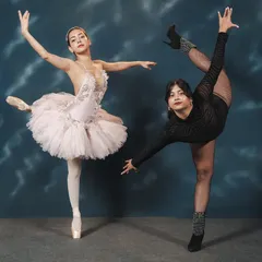 A beautiful image showing the unison of Ballet and Heels. This photo represents the fusion of classical grace and modern-day fire that we explore in our diverse range of classes.