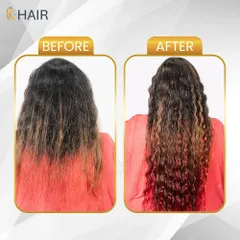 A perfect example of how micro or nano extensions can transform curly hair. We took this client from thin, undefined hair to long, voluminous curls with a healthy, natural-looking finish.