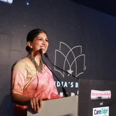 Speaking at 'India's Best Annual Report Awards 2024'. My role is to maintain a professional and celebratory tone while honoring corporate excellence.