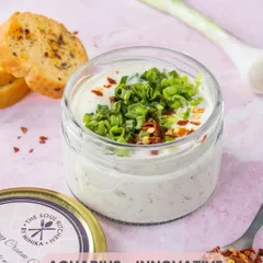 Aquarius: Innovative. A perfect match for our creative and refreshing Spring Onion Cream Cheese dip. Let us know your sign!