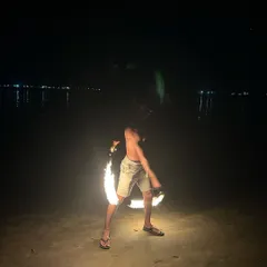 There's nothing quite like spinning fire by the ocean. This was a simple burn on the beach, just me, the sound of the waves, and the rhythm of the flames. A perfect way to connect with the elements.