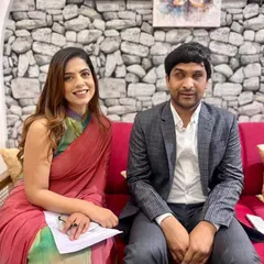 Posing with Srikanth Bolla at the 'Emergence' event. Hosting at universities is incredibly rewarding as I get to be part of a platform that ignites the entrepreneurial spirit in the next generation of leaders.
