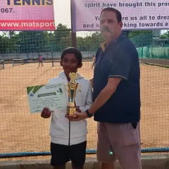 A huge congratulations to Jaideep, our Boys Under 10 Champion. We focus on building strong fundamentals and a competitive spirit from a young age in our junior tennis training programs.