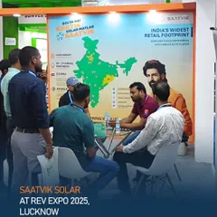 Our booth at REV Expo 2025 in Lucknow was a hub for meaningful conversations. Here, our team discusses our wide retail footprint and partnership opportunities with interested visitors.