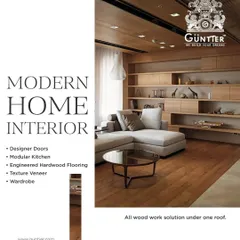 An inspirational image showcasing a modern home interior. I provide all the woodwork solutions needed to create a space like this, from flooring to custom cabinetry.