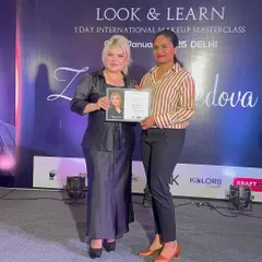 I was so honored to be certified by the internationally renowned makeup artist Zulfiya Ahmedova. I am always investing in my education to bring the best techniques to my clients.