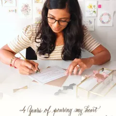 This post marked four years of The Bloom Letters. It has been a journey of pouring my heart into everything I create, from simple envelopes to bespoke keepsakes for brands like L'Oréal and Longines.