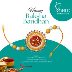 Another glimpse of our Raksha Bandhan celebrations. The centerpiece of the festival is the rakhi, and we complement it with sweet treats like this delicious carrot halwa.