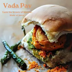 Bringing the taste of Mumbai to you with our homemade Vada Pav. A perfectly spiced potato vada is sandwiched in a soft pav with zesty green chutney, delivering an authentic street food experience made with the hygiene and love of home.