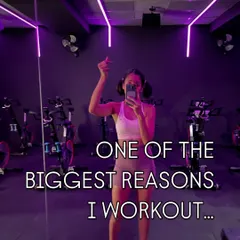 One of the biggest reasons I work out is for my mental health. After a workout, I always check in with myself. How do I feel? How does it feel to keep that promise to myself? This elevated feeling is what I tap into on difficult days.