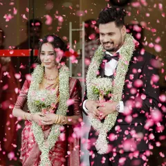 A shower of blessings and petals! This is one of my favorite moments from a Christian wedding ceremony, capturing the pure, explosive joy of the couple as they are celebrated by their loved ones.