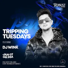 'Tripping Tuesdays' at Robust Pub & Diner. I don't just play on weekends. I bring the party vibe mid-week, making Tuesday the new Friday for the ladies.