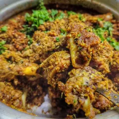 My Mutton Loncha is a crowd favourite. It's a unique Kolhapuri pickle-style dish that proves our cuisine is about so much more than just red curry. The flavours are complex and unforgettable.