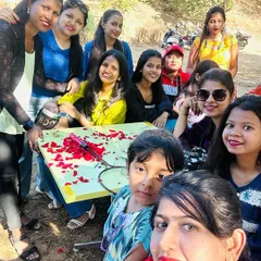 Another group photo from our camping trip. These moments of fun and friendship are just as important as the hours we spend practicing our art.