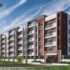 This proposed apartment complex for Sri Sai Ventures in Bangalore demonstrates my capability in handling large-scale residential projects. The architectural design focuses on creating a modern, unified facade with clean lines and rhythmic balcony placements.