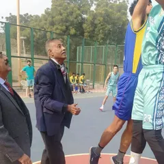 Observing a crucial moment in a match during the North Zone Inter-University Championship. As an official and a coach, I focus on the technical aspects and the spirit of the game.