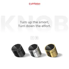 Turn up the smart and turn down the effort with my wireless smart knobs. Available in black, silver, and gold finishes, these knobs provide a tactile and stylish way to control your home's scenes.