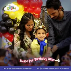 Every slice tells a story! The cake-cutting is a centerpiece moment of any birthday. I love capturing the joy of the birthday boy surrounded by his parents, ready to make a wish.