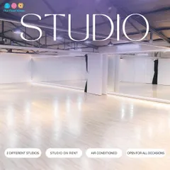 Beyond the pool, our versatile, air-conditioned studios are perfect for any event you can dream up. This clean, spacious studio is available for rent, ideal for dance rehearsals, fitness workshops, or your next big celebration.