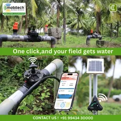 With just one click on your phone, you can give your field the water it needs. Our solar powered, wireless valve controllers put complete irrigation management in the palm of your hand, saving you water, labor, and time.