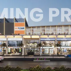 The design for this mall focuses on creating a welcoming environment for shoppers. The ground floor features open storefronts and wide walkways, encouraging exploration and interaction.
