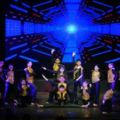 Our youngest stars lighting up the stage with their freestyle hip hop performance. We nurture talent from a young age, giving kids the confidence to own the spotlight.