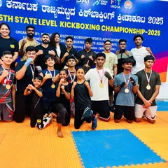 Another group of our young champions celebrating their victories at the State Level Kickboxing Championship. We are a family that supports each other and pushes each other to be the best.