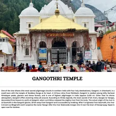 The serene white Gangotri Temple, the origin of the holy river Ganga. I handle all the travel logistics so you can focus on your prayers at this sacred site.