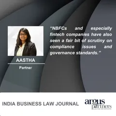 In an article for India Business Law Journal, I was quoted on the RBI's increased scrutiny of NBFCs and fintech companies. I noted the challenges cooperative banks face with KYC compliance and how new self-regulatory organizations are expected to strengthen the compliance culture.