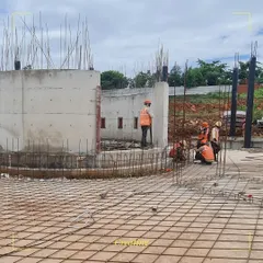 A glimpse of our work in progress. A snapshot from a construction site where our architectural vision is taking shape.