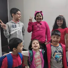 Pure, unfiltered joy. This is what my art camps are all about. Creating a space where kids can be themselves, laugh, and make friends while exploring their creative side.