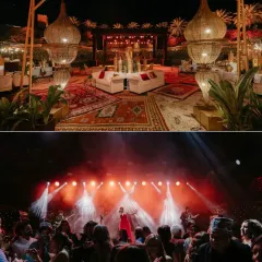 A spectacular desert-themed welcome dinner we planned and executed at the Shangri-La resort in Oman. This showcases our ability to manage large-scale destination events with complex logistical needs.