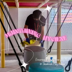 Maintaining hygiene is a top priority. Our team is committed to deep cleaning every surface, including the jungle gym, to ensure a worry-free playtime for your family.