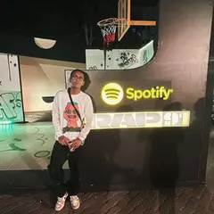 At the Spotify Rap 91 event. It's great to see hip-hop getting the platform it deserves, and I'm proud to be a part of the culture.