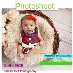 This photo demonstrates a simple and classic basket setup for an at-home newborn shoot. I offer this service with no extra travel charges in Delhi NCR.